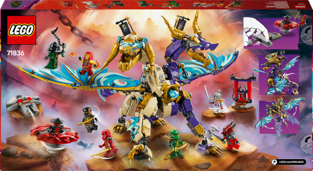 LEGO NINJAGO Arcysmok skupienia (71836) Zestaw klocków 869 elementów