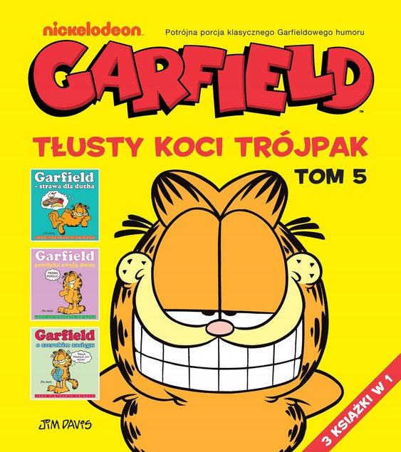 Garfield. Tłusty Koci Trójpak. Tom 5 - Komiks Jim Davis