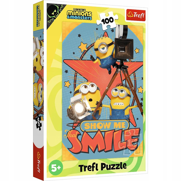 Puzzle Trefl 100 elementów Puzzle Minionki 100 el. Minionki i potwory