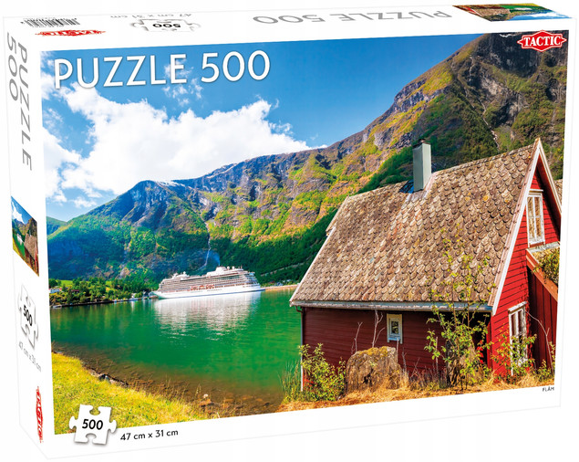 Tactic Puzzle 500el. Dom nad Jeziorem Fińska Jakość