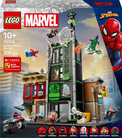 LEGO Marvel 76324 Spider-Man i Oscorp – Zestaw Konstrukcyjny z 8 Minifigurkami