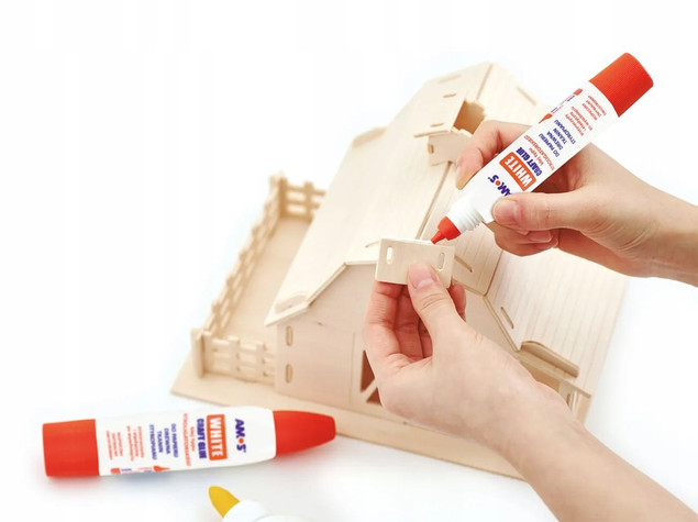 Klej W Płynie Szkolny Magic Magiczny Znikający Biurowy 34ml Amos