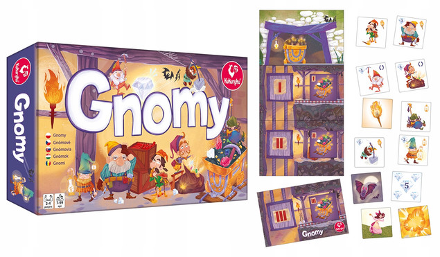 Gra planszowa Gnomy dla dzieci 7+ – Kukuryku