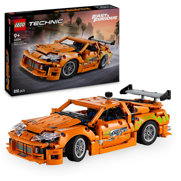 LEGO Technic 42204 Fast and Furious Toyota Supra MK4 Model Samochodu