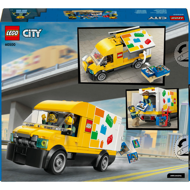 LEGO City 60500 Dostawczak LEGO – Furgonetka Kurierska z Minifigurkami