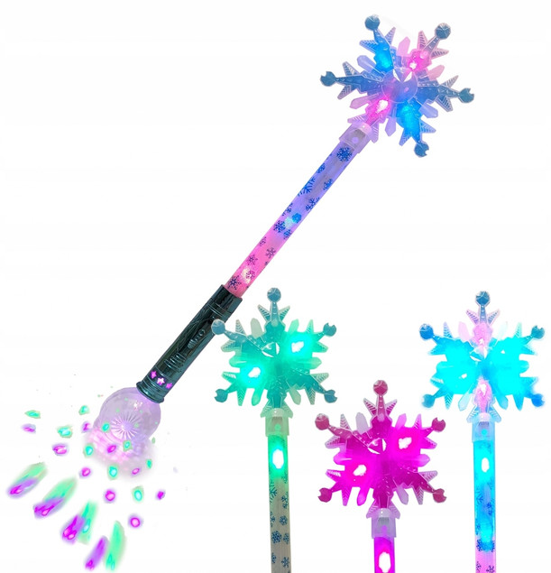 Askato Świecąca Różdżka Lodowej Księżniczki LED 54 cm