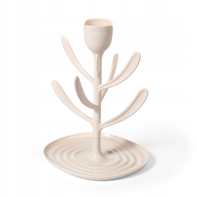 Babyono Ociekacz Suszarka do butelek i smoczków TULIP 1072/01 beige