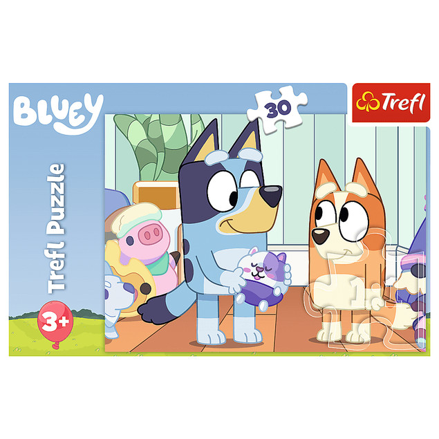 Puzzle 30 elementów z Bluey zawsze jest wesoło Trefl 18324