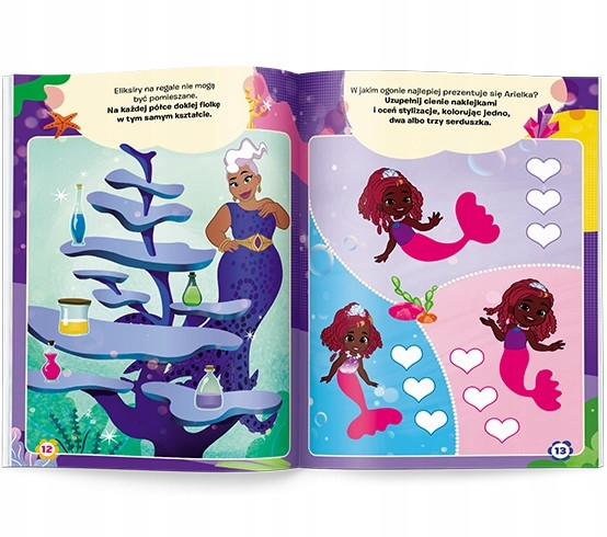 Disney Mix 100 brokatowych naklejek i zadania Praca zbiorowa