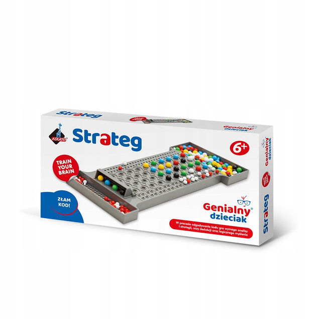 Gra Planszowa STRATEG Askato Genialny Dzieciak Logiczna Dedu_6+