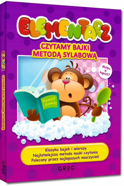 Elementarz Czytamy Bajki Metodą Sylabową TW Greg