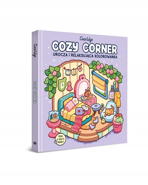 Cozy Corner. Urocza i relaksująca kolorowanka - Coco Wyo