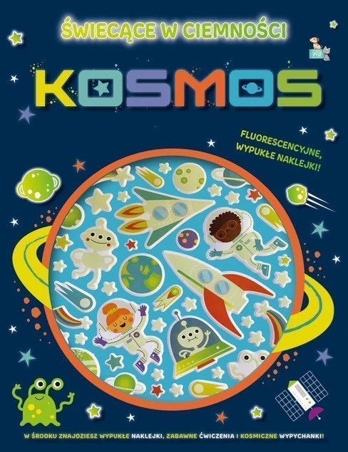 Kosmos 100 wypukłych naklejek