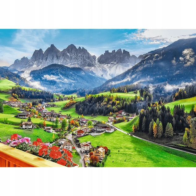 Puzzle Trefl 1000 St. Magdalena Dolomity Włochy 10946