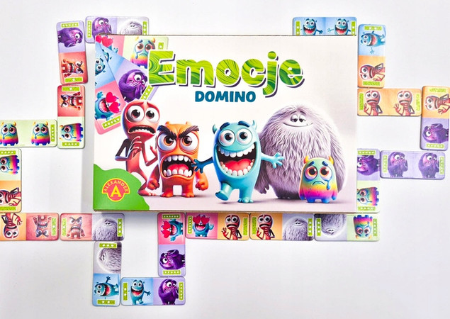 Domino Emocje Gra Planszowa 4+ Alexander 2979