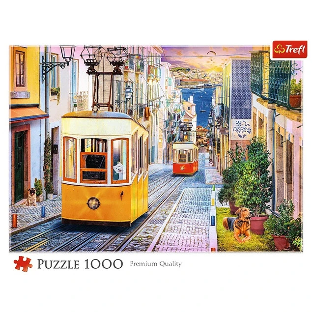 Puzzle Trefl - ułożony fragment