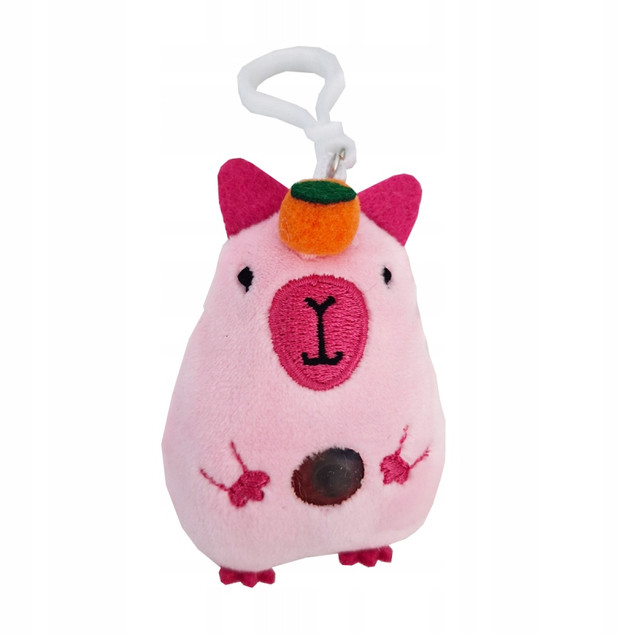 STNUX Brelok Kapibara Squishy Antystresowy z Kuleczkami