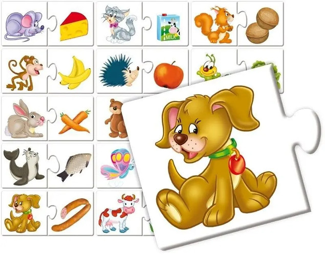 Gra edukacyjna Zwierzaki i przysmaki