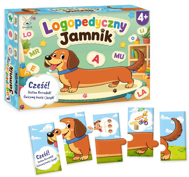 Gra Planszowa Logopedyczny Jamnik Kangur
