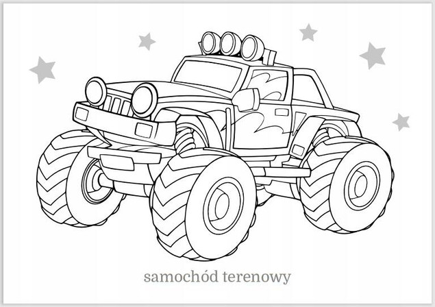 Maluszkowe malowanie. Pojazdy