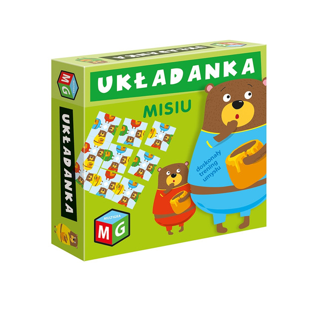 Gra planszowa Multigra Układanka Misiu