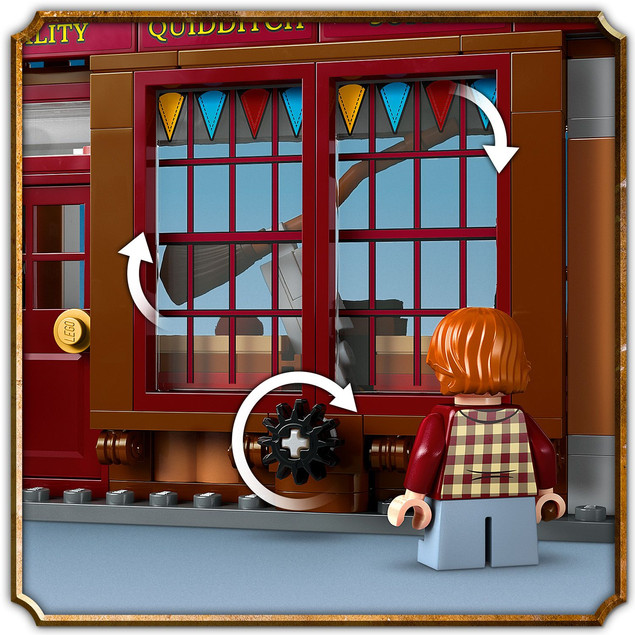 LEGO Harry Potter 76452 - Markowy sprzęt do quidditcha i lodziarnia