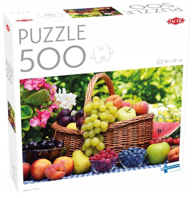 Puzzle 500 Tactic Kosz Owoców Wysoka Jakość Puzzle Lovers