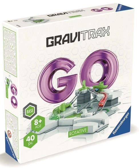Zestaw konstrukcyjny GraviTrax GO Rotative Ravensburger 39 elementów – tor kulkowy Ravensburger