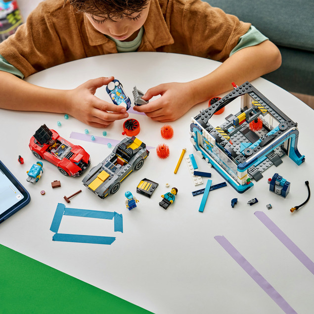 LEGO City 60497 Automatyczna Myjnia Samochodowa z Autami