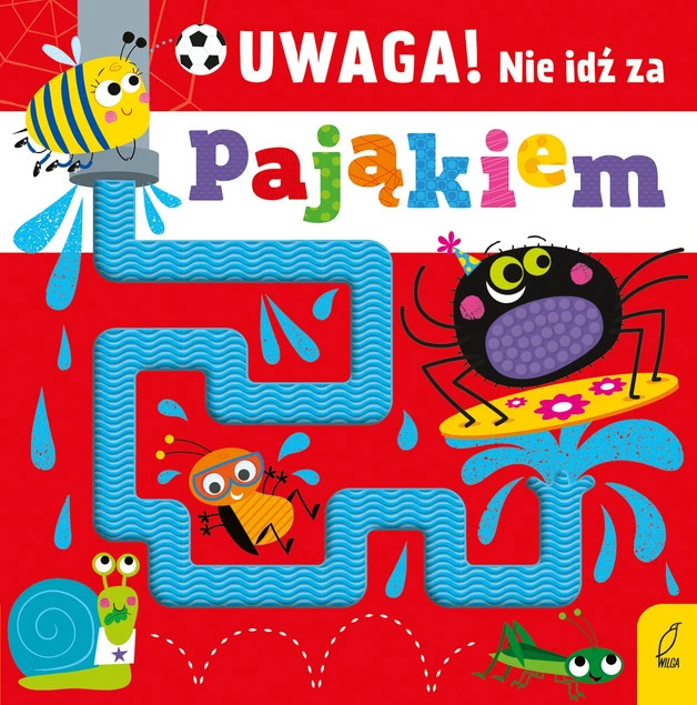 Książeczka sensoryczna Uwaga! Nie idź za pająkiem
