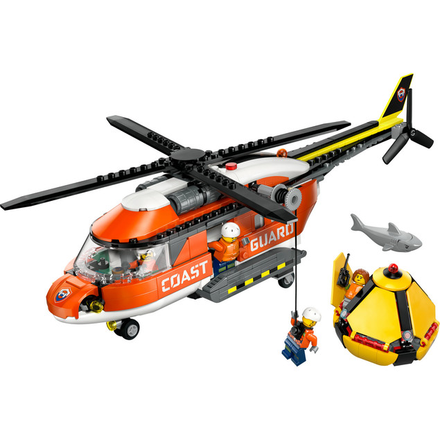 LEGO City 60503 Helikopter Straży Przybrzeżnej 7+ (551 el.)