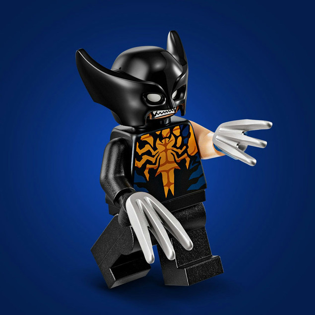 LEGO Marvel Super Heroes - Spider-Man w samochodzie kontra zvenomowany Wolverine 76336