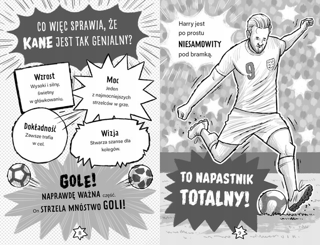 Kane rządzi. Football superstars Simon Mugford