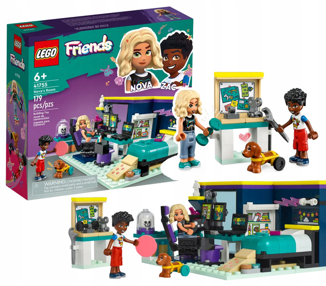 LEGO Friends Pokój Novy 179el. 6+ 41755