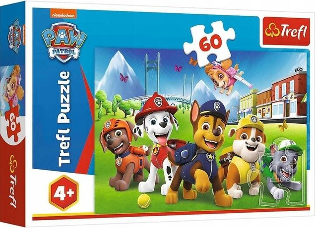 Trefl Puzzle 60 Psi Patrol na polanie 17375