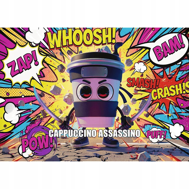 Puzzle Trefl 200 elementów BrainRots Cappuccino Assassino AI
