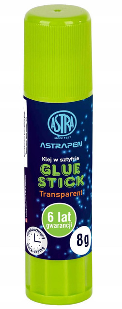 Klej w sztyfcie szkolny biurowy Astra 8g