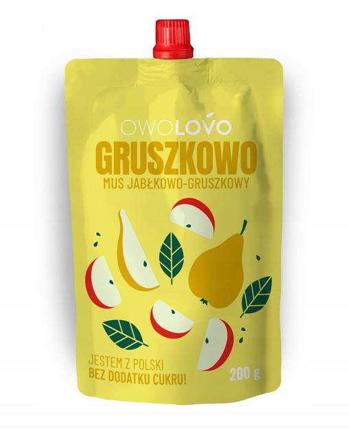 Mus jabłkowo-gruszkowy OwoLovo 200g