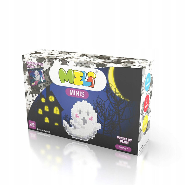 Klocki Meli Minis Ghost 250 el. – Zestaw Mini Wafli Kreatywnych