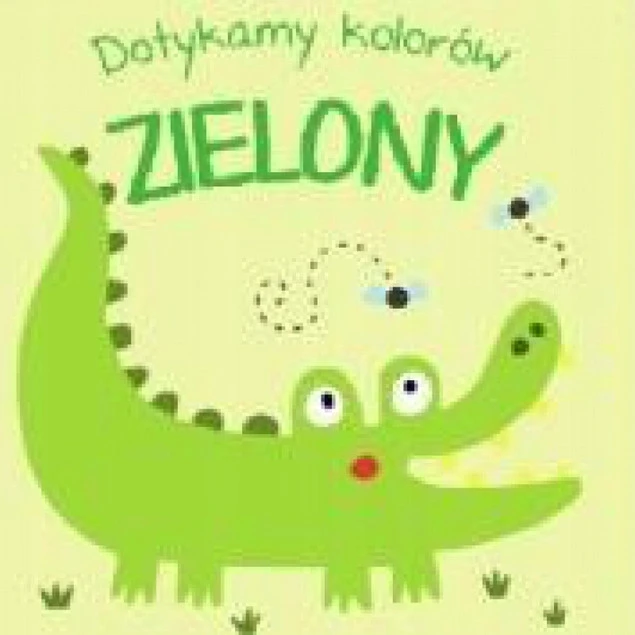 Książeczka dotykowa Dotykamy kolorów Zielony