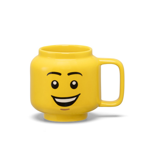 Kubek ceramiczny mała głowa LEGO - Chłopiec z uśmiechem