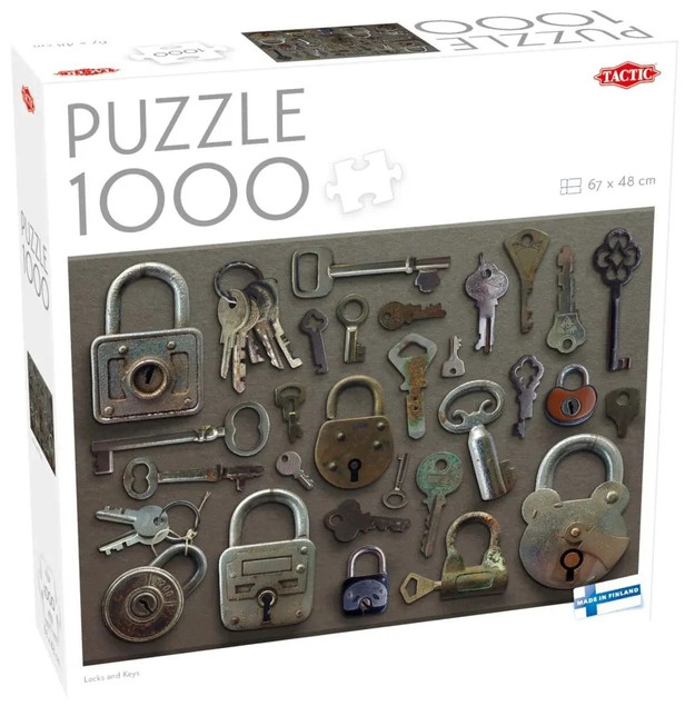 Puzzle Tactic 1000 elementów Locks and Keys