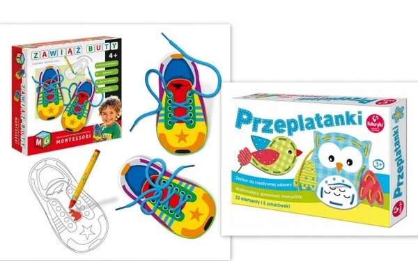 Montessori Przeplatanka Zawiąż Buty