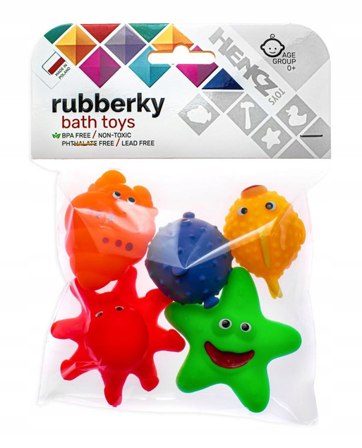Zabawki do kąpieli Hencz Toys zwierzątka morskie