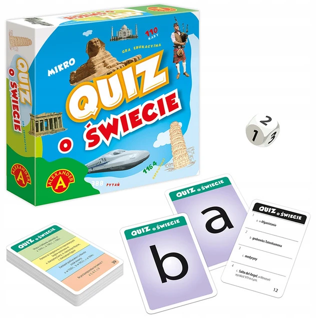 Zawartość gry Mikro Quiz o Świecie