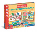 Gra Planszowa Uczę Się Bawiąc 10 Gier Clementoni | Edukacja 3-5 Lat