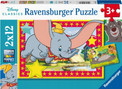 Puzzle Ravensburger Disney: Bajkowe Zwierzątka 2x12 elementów
