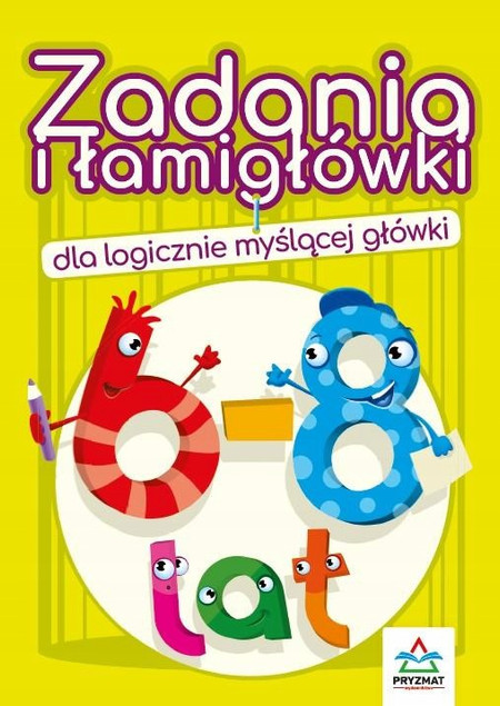 Zadania i łamigłówki dla dzieci 6-9 lat zestaw 3 książek logiczne