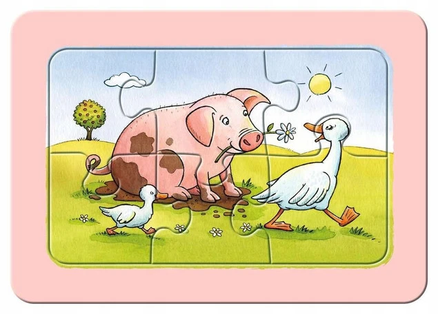 Puzzle z motywami zwierząt