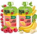 Bob Snail Smoothie Banan Malina 2x60g bez cukru